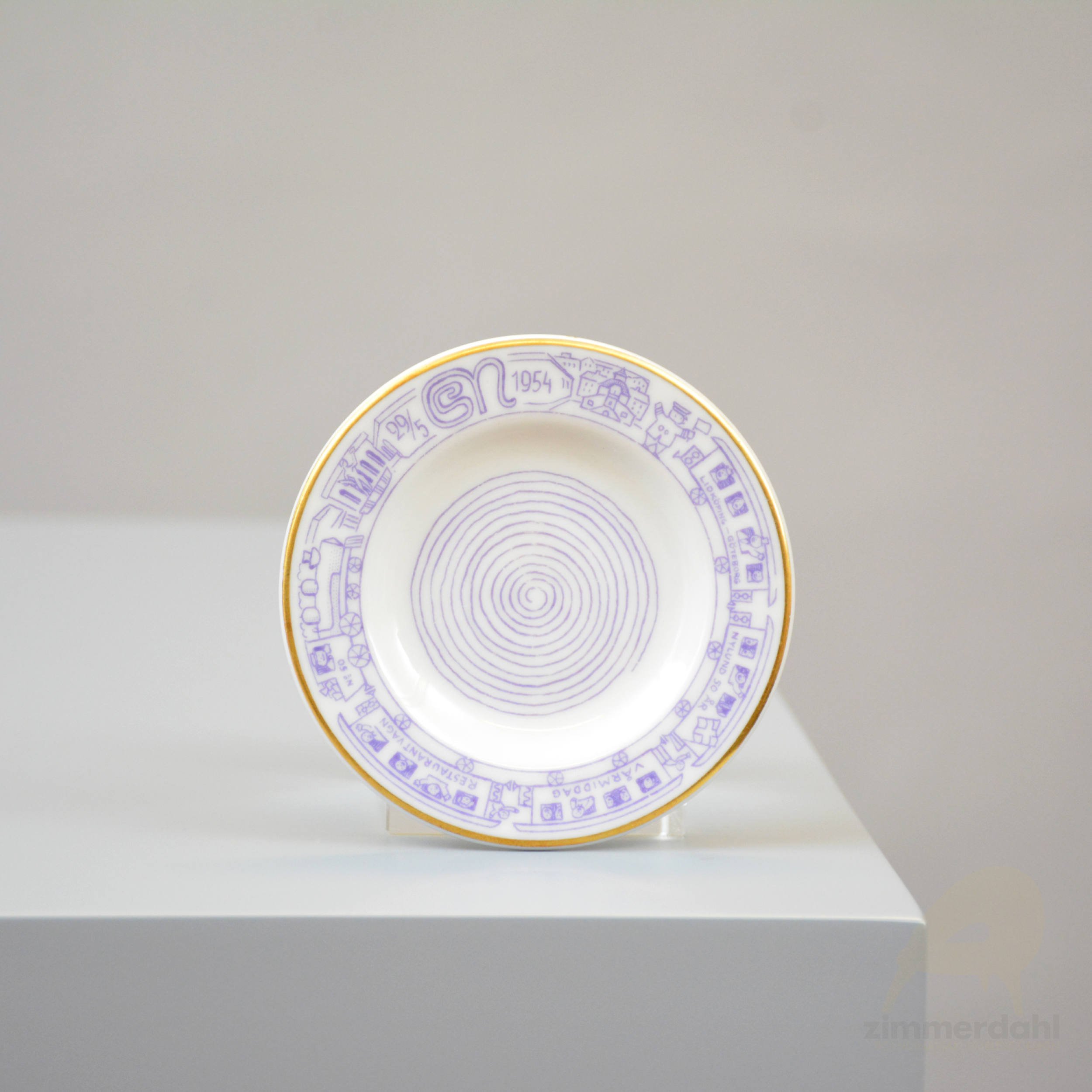 Gunnar Nylund Anniversary Dish for Rörstrand, Sweden